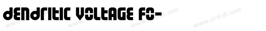 dendritic voltage fo字体转换